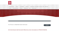 Desktop Screenshot of pensionramona.de